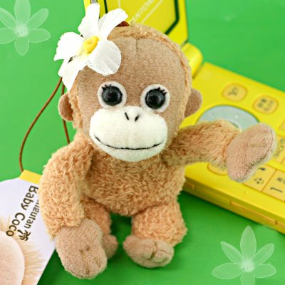 Baby Cocoストラップ ナツ 金茶