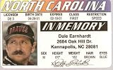 Dale Earnhardt In Memory Of Fake Drivers License