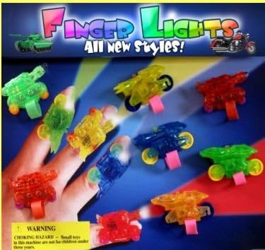2" FINGER Lights (250 Capsules) with Display "BLACK FRIDAY SPECIALS"