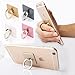 Phone Kickstand Ring Holder,Buyctiky 360 Degree Rotating Ring Phone Holder / Ring Grip/Car Mount Holder/ Desktop Phone Holder for Any Smartphones and Devices - Black