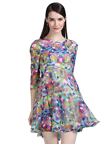 (マックスチック) Maxchic　レディース　ワンピース　ハイウエスト　Aライン　C16294Y15C