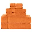 Contemporary Home 6-pc. Towel Set - Super Orange