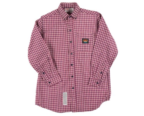 Rasco Fire Retardant RED PLAID Dress Shirt 7.5 oz