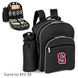 Stanford University Embroidered Sorrento Picnic Backpack Black