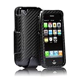 Case-Mate Signature  Leather Combo Case,Holster for iPhone (Black Carbon Fi ....