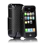 Case-Mate Signature Leather Combo Case - Holster for iPhone - Black Carbon Fiber