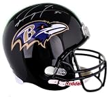 Signed Ray Lewis Replica Helmet - GAI - Autographed NFL Helmets