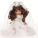 Precious Moments Wedding Bells Bride Brunette Doll by Precious Moments