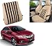 Auto Pearl-Premium Quality Orthopaedic Velvet Memory Foam Car Seat Beige Black Strips Backrest For - Honda City Ivtec 2016 RS.849.00
