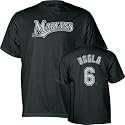 Dan Uggla Florida Marlins Black Jersey Name and Number Youth T-Shirt