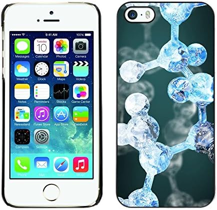KOKO CASE / Apple Iphone 5 / 5S / molecule structure enlarged art anatomy / Slim Black Plastic Case Cover Shell Armor
