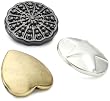 Pilgrim Damen-Snap Druckknopf 3'er Set vergoldet & metallmix 43114-0024