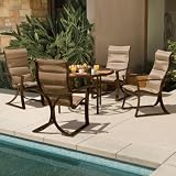 Tropitone Reflection Padded Sling Patio Dining Set