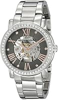 Stuhrling Original Legacy 629 Women's Automatic Watch with Grey Dial Analogue Display and Silver Stainless Steel Bracelet 629.03