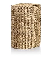 Water Hyacinth Corner Laundry Basket