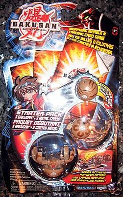 Bakugan Starter Pack Series 1 TAN Serpenoid Fear Ripper