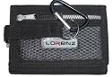Velcro Canvas Wallet with Belt Clip. Black (Ref8002)