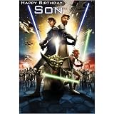 Star Wars Clone Wars - Son Birthday Card