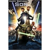 Star Wars Clone Wars - Son Birthday Card