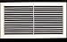 30"w X 10"h Aluminum Adjustable Return/Suuply HVAC Air Grille - Full Control Horizontal Airflow Direction - Vent Duct Cover - Single Deflection [Outer Dimensions: 31.85"w X 11.85"h]