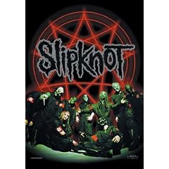 Official Merchandise Band Posterfahne - Slipknot - Below Pentagram in Circle
