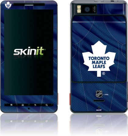 Skinit Toronto Maple Leafs Home Jersey Vinyl Skin for Motorola Droid X