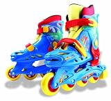 XCool Inline Scates in Blue/Yellow/Red - Medium