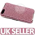 PINK DIAMANTE HARD BACK COVER CASE FOR IPOD TOUCH 2G & 3G