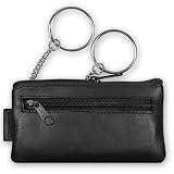 Sattler + Co. Schl�sseletui, 105110 002, Damen und Herren Schl�sseletui, Leder, schwarz