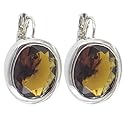schmuck-art female Ohrhänger Moira silver/topaz 22388