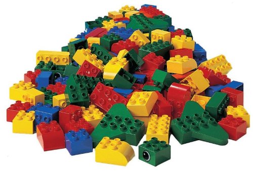 LEGO DUPLO Basic Medium Bricks - Set of 144 - Assorted Shapes and Colors