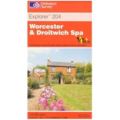 Worcester and Droitwich Spa (Explorer Maps)