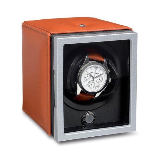 Single Leather Watch Winder - Rotobox by Underwood