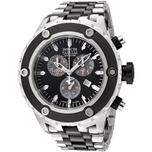 Invicta Men's 5216 Subaqua Noma Collection Black Ion-Plated and Stainless Steel Chronogr