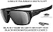 Oakley&Acirc;&reg; Polarized DISPATCH Sunglasses Black/Grey History Text Frame with Black Iridium&Acirc;&reg; Polarized lenses - Code OO9090-02 - Additional Pair of interchangeable O icons included ~ Brand New from ONLINESUNSPECS - UK Authorized Oakley Dealers