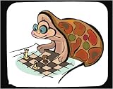 Mouse Pad with game, sport, playing, chess, turtle, animal