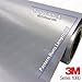 3M 1080 BR120 BRUSHED ALUMINUM 3in x 5in (SAMPLE SIZE) Car Wrap Vinyl Film