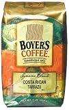 Boyer's Coffee Costa Rican Tarrazu, 16-Ounce Bags (Pack of 2)
