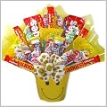 Sweets N' Smiles Gift Basket - Candy Bouquet - Birthday Gift for Kids