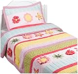 Review JLA Home DC80-016 / Flower Power Twin Quilt
