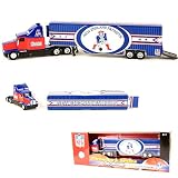 New England Patriots Old School 1:64 Scale Diecast Tractor Trailer (Approx 4 high x 10 long)