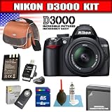 Nikon D3000 10MP Digital SLR Camera with 18-55mm f/3.5-5.6G AF-S DX VR Nikkor Zoom Lens Package 4