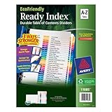 Avery EcoFriendly Ready Index Table of Contents Dividers, A-Z Tab Set (11085) Knowing God: Walking through the Book of Books
