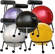 Isokinetics Fitness Ball Chair - with Choice of 52cm Ball and a Pump Isokinetics Fitness Ball Chair - with Choice of 52cm Ball and a Pump
