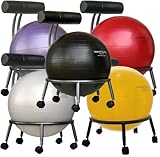 Isokinetics Fitness Ball Chair - with Choice of 52cm Ball and a Pump