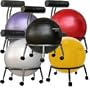 Isokinetics Inc. Brand Fitness Ball Chair - Choice of 52cm Ball and a Pump