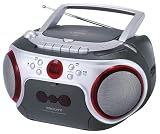 Scott SWM7CS Portable Stereo FM Radio With Cassette and CD Player