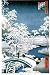 Drum Bridge At Meguro Art Print Poster By Hiroshiji, 36 " x 24 "