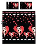 Betty Boop Just Kissing Hearts Double Duvet Bed Set
