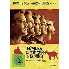 M�nner, die auf Ziegen starren